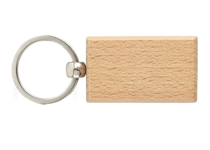 Wooden Keychain Engraving